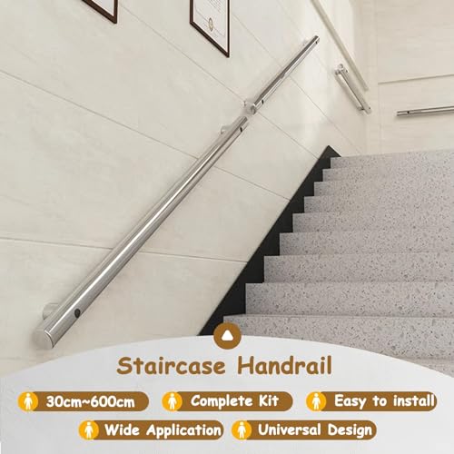 Rambarde en acier inoxydable pour sécuriser les escaliers et éviter les chutes