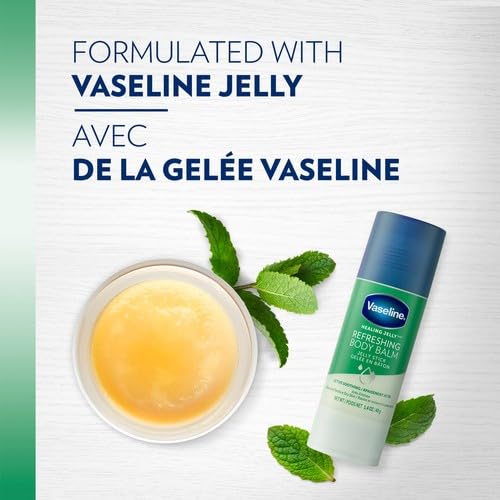 Vaseline Healing Jelly Refreshing Body Balm Jelly Stick, 1.4 oz (40 g) Each – Moisturizing Skin Protectant, Non-Greasy, Travel Friendly – Pack of 12 - Thumbnail 6