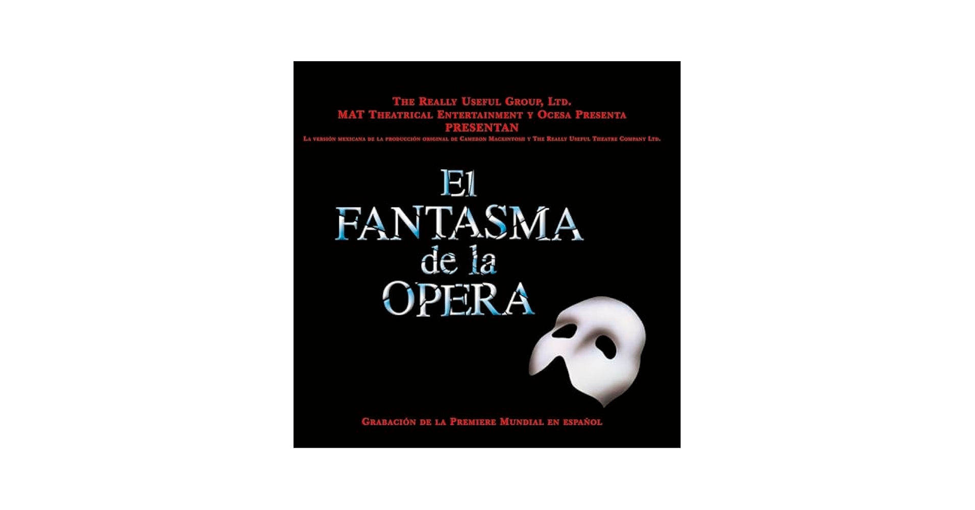 その他 Fantasma De La Opera Amazon.com: El Fantasma de la Ópera BD 1989 Phantom of The