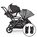 Contours Infant Car Seat Adapter Accessory, Exclusive Compatibility with Element Baby Stroller, Fits Select Cybex, Maxi-COSI and Nuna Models, Check Compatibility Prior to Purchase, Black