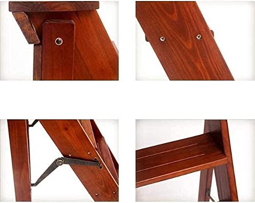 Chaise d'escalier bois pour bibliothèque et support plantes