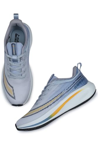 Image of ABROS Roller Sports Shoes for Men Running Shoes Comfortable Ligthweight Breathability Memory Foam Insole for Casual Shoes for Mens