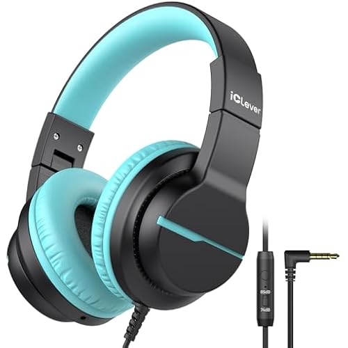 iClever HS19 Kids Headphones for School, Over-Ear for Toddler Boys Girls