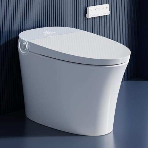 Inodoro inteligente Uncle Brown UBST12U con bidé, tecnología PlasmaClean y limpieza higiénica con agua, altura ADA, tapa automática, escudo de espuma, seguridad y confort miniatura 1