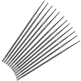 Hipa (Pack of 12 3/16-Inch (4.8 mm) Professional Round Chainsaw Chain Sharpening Files for Chainsaw with .325 Pitch Chains, Replace for Oregon 70503