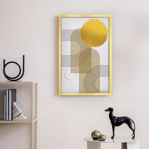 Image of LaVie Home 11x17 Picture Frame for Wall Display, 11x17 Gold Picture Frame with HD Plexiglas, 11 x 17 Poster Frame 1 Pack, Display Frame for Vertical or Horizontal, Classic Collection