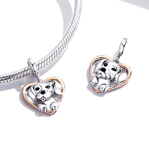 Dije de perro de plata 925 joya de animales ideal para regalar 5