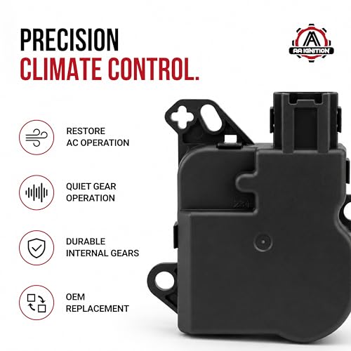 Image of HVAC Air Blend Door Actuator - Replaces YH-1779, AA5Z-19E616-C, 604-234 - Compatible with Ford & Lincoln Vehicles - Explorer 2011-2017, Flex 2011-2016, Taurus 2008-2017, MKS and MKT 2011-2015