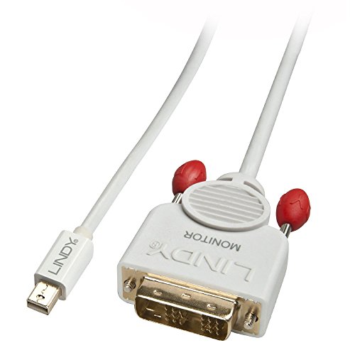 Preisvergleich Produktbild LINDY 41957 2m Mini DisplayPort an DVI Kabel, Weiß