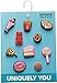 Crocs Jibbitz Packs for Shoes, and Sandals - Beautiful Accessory, Colorful Charms, and Constructed with Synthetic Material Food Lover 10-Pack One Size One Size