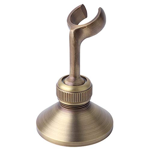 Shower Head Holder, Adjustable Brass Handheld Shower Head Holder Bracket Wall Mounted Holder for Bathroom - Image 4