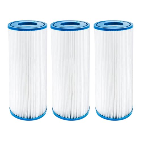 Benfosh Lot de 3 cartouches filtrantes pour filtre de type III pour piscine, compatibles avec type A ou C