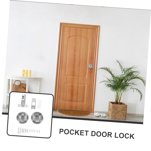 Cerradura de privacidad para puerta corrediza TEHAUX con diseño satin, herraje interior estilo moderno miniatura 4