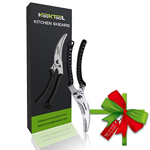 image for Kitchen Shears, KOOKTOOL Kitchen Scissors Heavy Duty Cooking Scissors,