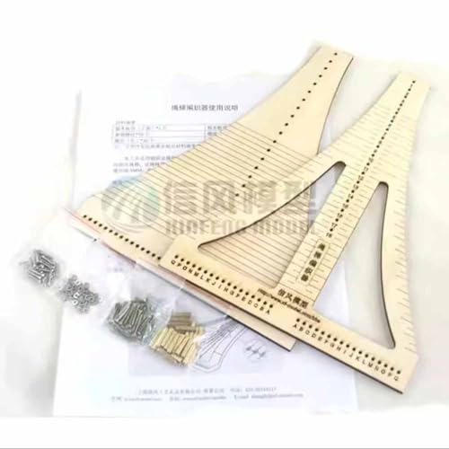 LeTkingok Ship Model Building Tool, Rope Ladder Weaver Braide Knotte Rope Ladder Classic Sailboat Ancillary Tools (S)