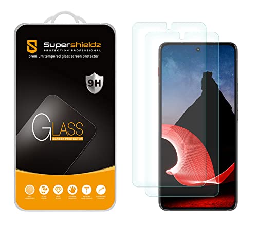 Image of Supershieldz (2 Pack) Designed for Lenovo ThinkPhone by Motorola Tempered Glass Screen Protector, Anti Scratch, Bubble Free