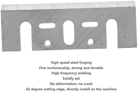 Garosa Resharpenable HSS Electric Planer Blades Replacement Knives for Woodworking Tools Universal Fit 3-1/4 Inch 82mm Compatible with Most Hand-Held Planer Model