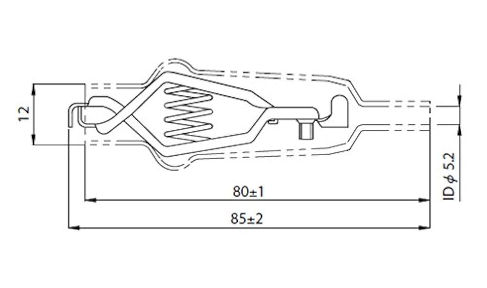 Amazon | HONDEX 魚探用 電源コード DC06 ワニ口クリップ セット