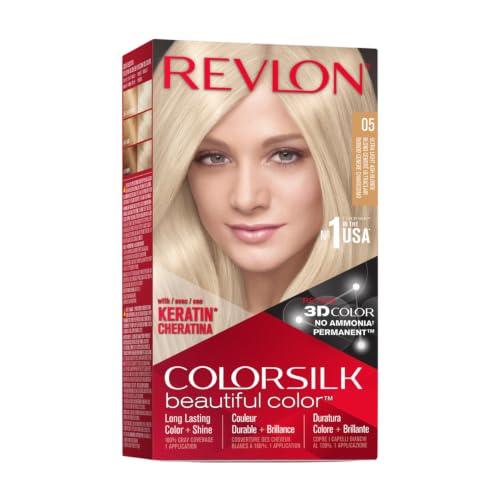 Revlon ColorSilk Beautiful Color, [05] Ultra Light Ash Blonde, Pack of 3