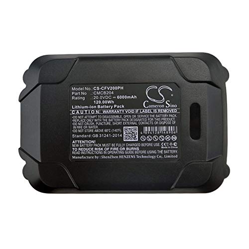 BELLV Battery Replacement for Craftsman CMCB204,CMCB204-2,CMCB205 CMCS600D1,CMCS714,CMCS714M1,CMCST900D1,CMCST910,CMCST910M1,CMCST920,CMCV002B,CMCW220 - Thumbnail 5