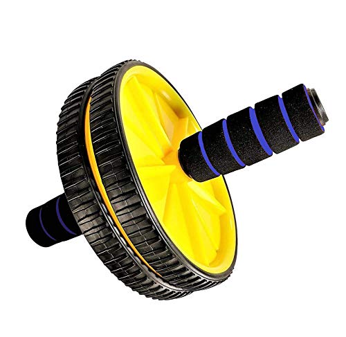 Cool Buddyzz AB Wheel Roller Abdominal Workout for Exercise and Knee Mat for Men, Women Multi Color (Made in India)