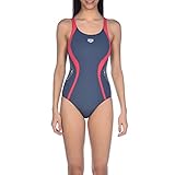 arena Damen Sport Badeanzug Balance, shark-freak rose, 38