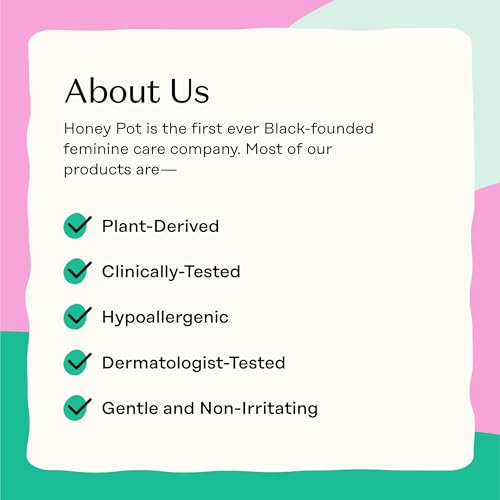 The Honey Pot Company - Herbal Sanitary Pads for Women - Regular Flow w/Wings - Infused w/Essential Oils for Cooling Effect & Organic Cotton Cover - Feminine Care - Image 9