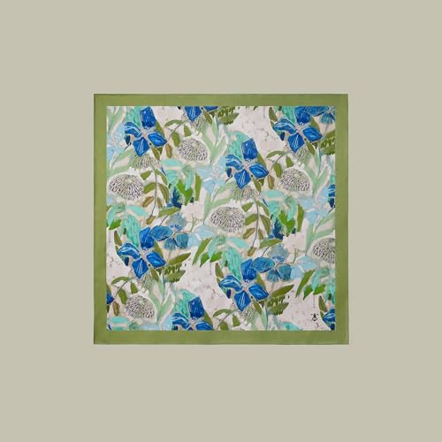 LilySilk Praslin Silk Square Scarf For Women Oil Painting Floral Pattern Ladies Silk Head Scarves Bandanas Lightweight4