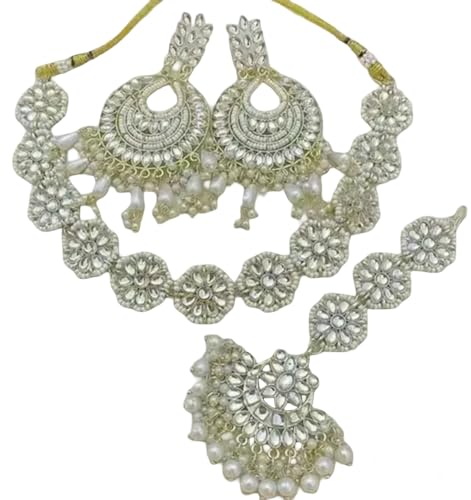 Juego de joyas indias tradicionales nupciales para lucir en bodas y grandes galas