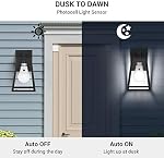 DEWENWILS 4-Pack Dusk à Dawn LED Ampoule d'éclairage, marche/arrêt automatique, extérieur A19 Ampoules, 5000K Lumière de jour blanche fraîche, 9W (60W Équivalent), 800LM, LED Ampoules de sécurité pour Porc, Garage, UL Inscrit