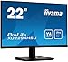 Produktbild iiyama XU2294HSU-B1 21.5 Inch VA LCD with Slim Bezel, 4ms, Full HD 1920x1080, 250 cd/m² Brightness, 1x HDMI,1 x DisplayPort, 1 x VGA, USB Hub, 2 x 1W Speakers