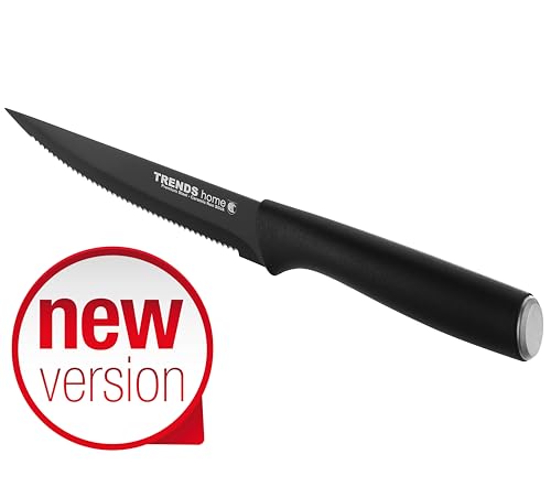 TRENDS Steak Knife Set of 6, These Steak Knives are Ultra-Sharp and Never Require Sharpening. Premium Quality German Stainless Steel Make These Steak Knives Ideal Serrated Steak Knives - Image 3