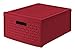 Produktbild Rotho Country Schubladenbox 19,2l mit 1 Schub in Rattan-Optik, Kunststoff (PP) BPA-frei, rot, groß/19,2l (45,0 x 34,0 x 20,0 cm)