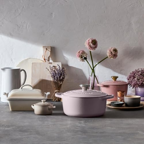 Image of Le Creuset Stoneware Mini Round Cocotte, 8 oz., Shallot