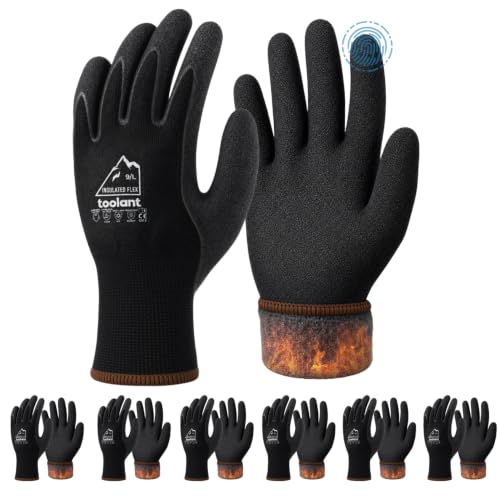 toolant 2 Pairs Winter Work Gloves, High...