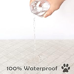   fuguitex-Waterproof-Dog-Blanket-Bed-Cover-Dog-Crystal-Velvet-Moroccan-Fuzzy-Cozy-Plush-Pet-Blanket-Throw-Blanket-for-Couch-Sofa40-60-inch-CreamBeige