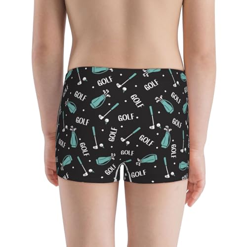 Boys' Cotton Boxer Brief Soft Underwear-Golf Bags And Balls3