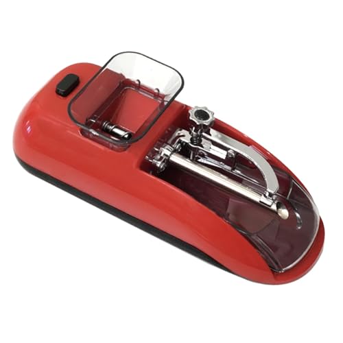 máquina para liar, Accesorios portátiles for tabaco, aptos for pipas de 8 mm/6,5 mm(Red)