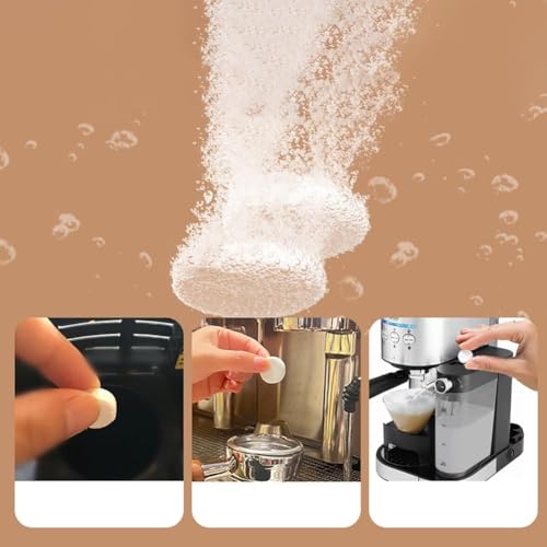 اقراص تنظيف ماكينة تحضير الاسبريسو من يو ال اتش واي سي 8 قطع القهوة الاوتوماتيكية الامنة غذائيا لازالة الترسبات واكواب الشاي 1 جديد اوليك