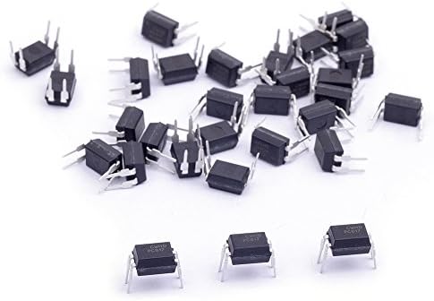 Cylewet 30Pcs Optocoupler PC817C 2.54mm Pitch 4 Pins DIP-4 Mounting Photo Coupler for Arduino (Pack of 30) CYT1056