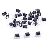 Cylewet 30Pcs Optocoupler PC817C 2.54mm Pitch 4 Pins DIP-4 Mounting Photo Coupler for Arduino (Pack