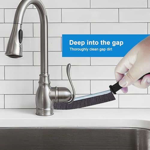 Yumuwind Crevice Cleaning Brush, Bathroom Hard Bristle Crevice Cleaning Brush, Long Handle Stiff Cleaning Brush Tool, Thin Cleaning Brush for Home Kitchen (2PCS) - Image 5