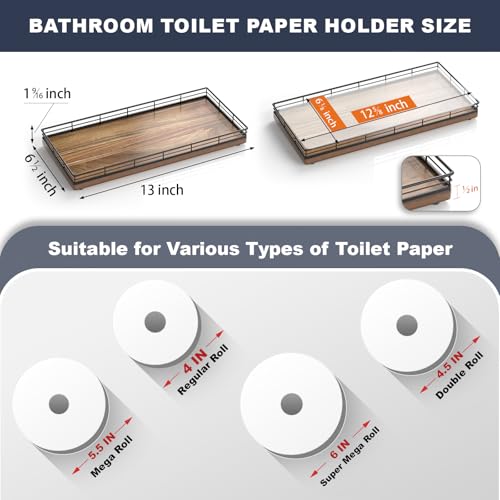 Acacia-Bathroom-Toilet-Tank-Tray-13-Wood-Toilet-Paper-Storage-Basket-Back-of-Toilet-Basket-Organizer-Vanity-Tray-for-Perfume-Makeup-Candle-Kitchen-Counter-Coffee-Table-Decor Acacia Bathroom Toilet Tank Tray 13 Wood Toilet Paper Storage Basket Back of Toilet Basket Organizer Vanity Tray for Perfume Makeup Candle Kitchen Counter Coffee Table Decor