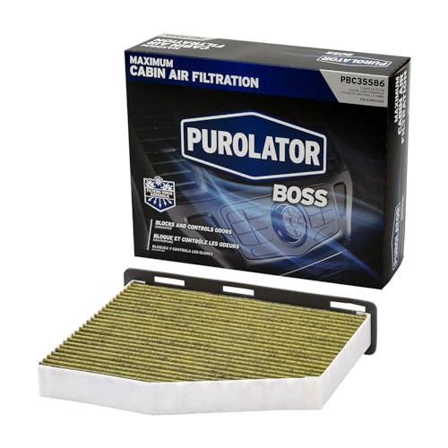 Purolator PBC35586 PurolatorBOSS Automotive Cabin Air Filter with Activated Carbon, Car & Truck Passenger Compartment OEM Filter Replacement for Volkswagen Jetta, Passat, Tiguan and more
