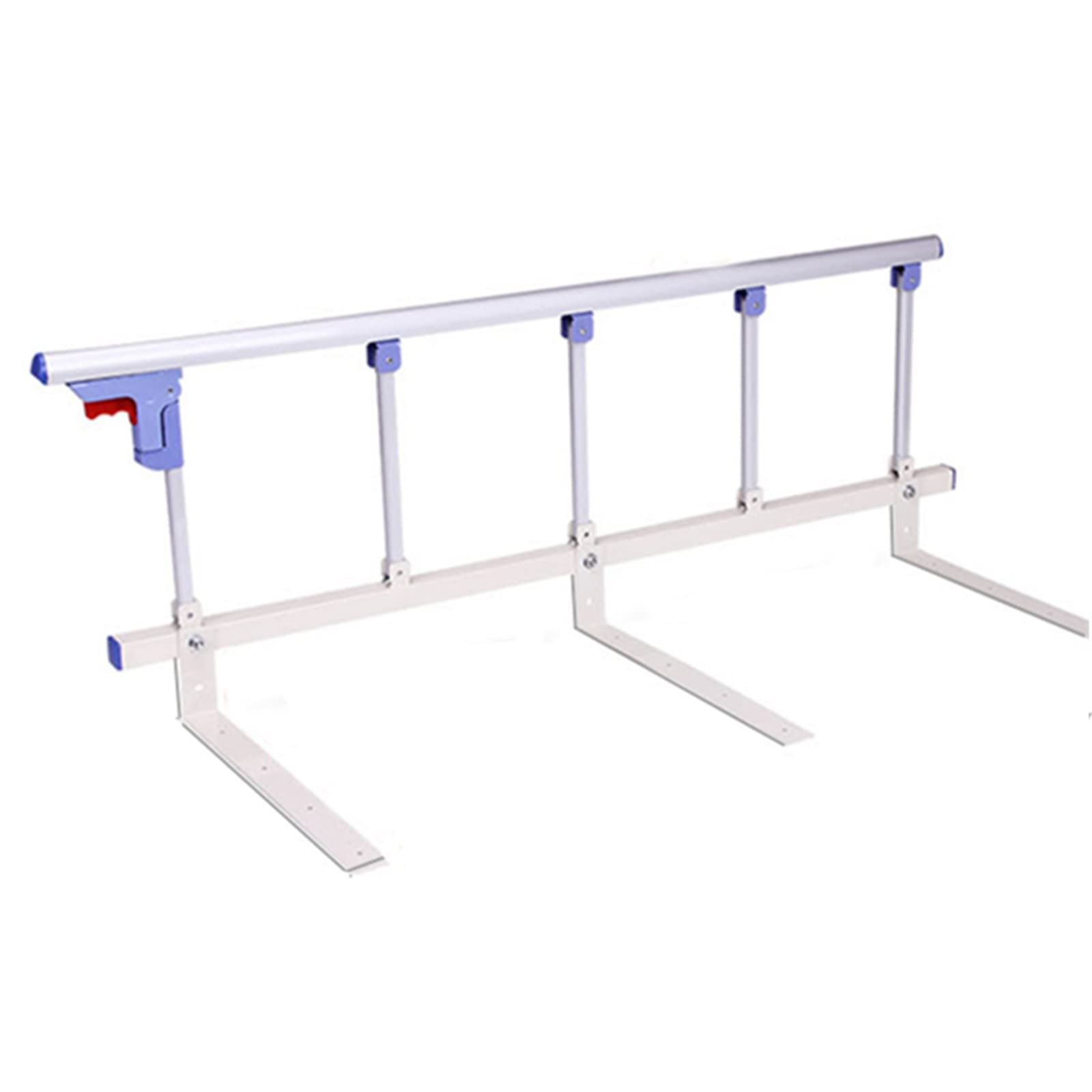 Universale Metallo,Sponda Sicurezza Portatile,per Anziani Adulti Bambini Pieghevole Ospedale Comodino Paraurti,Handicap Dispositivi Assistenza Medica,B,112cmx40cm/44.09x15.74in