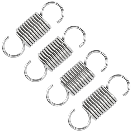 GUNGY Zugfedern mit Haken Edelstahl Zugfeder Spannfeder 40mm Außendurchmesser 14mm Drahtdurchmesser 1,6 mm Maximale Zugkraft 6,00kg 1,6x14x40mm 4 Stück