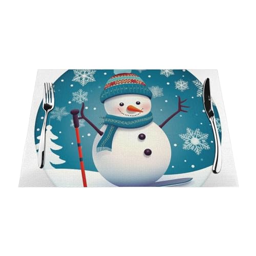 Set de table de Noël en PVC pour sublimer votre repas de réveillon en famille