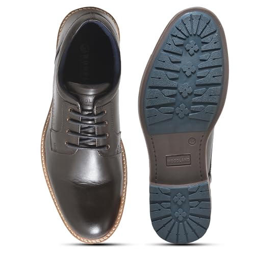 Image of Woodland Men's Leather Uniform Dress Shoe