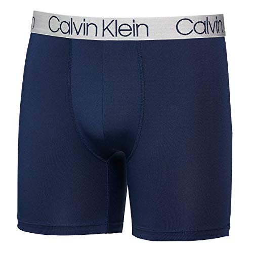 Calvin Klein Mens 3 Pack Chromatic Microfiber Boxer Briefs (Blue/Green/Black, Medium)2