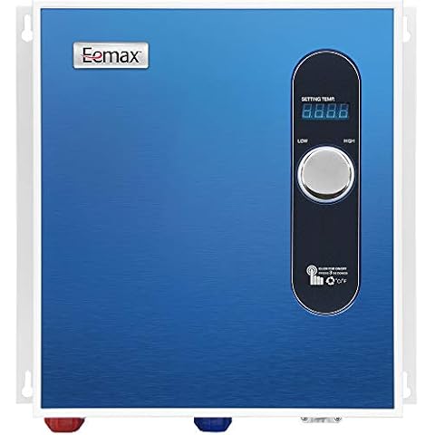 Eemax EEM24027 Electric Tankless Water Heater, Blue Cover